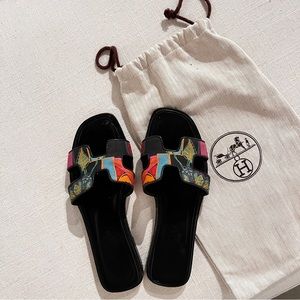 Hermes Oran Sandals Size 36.5